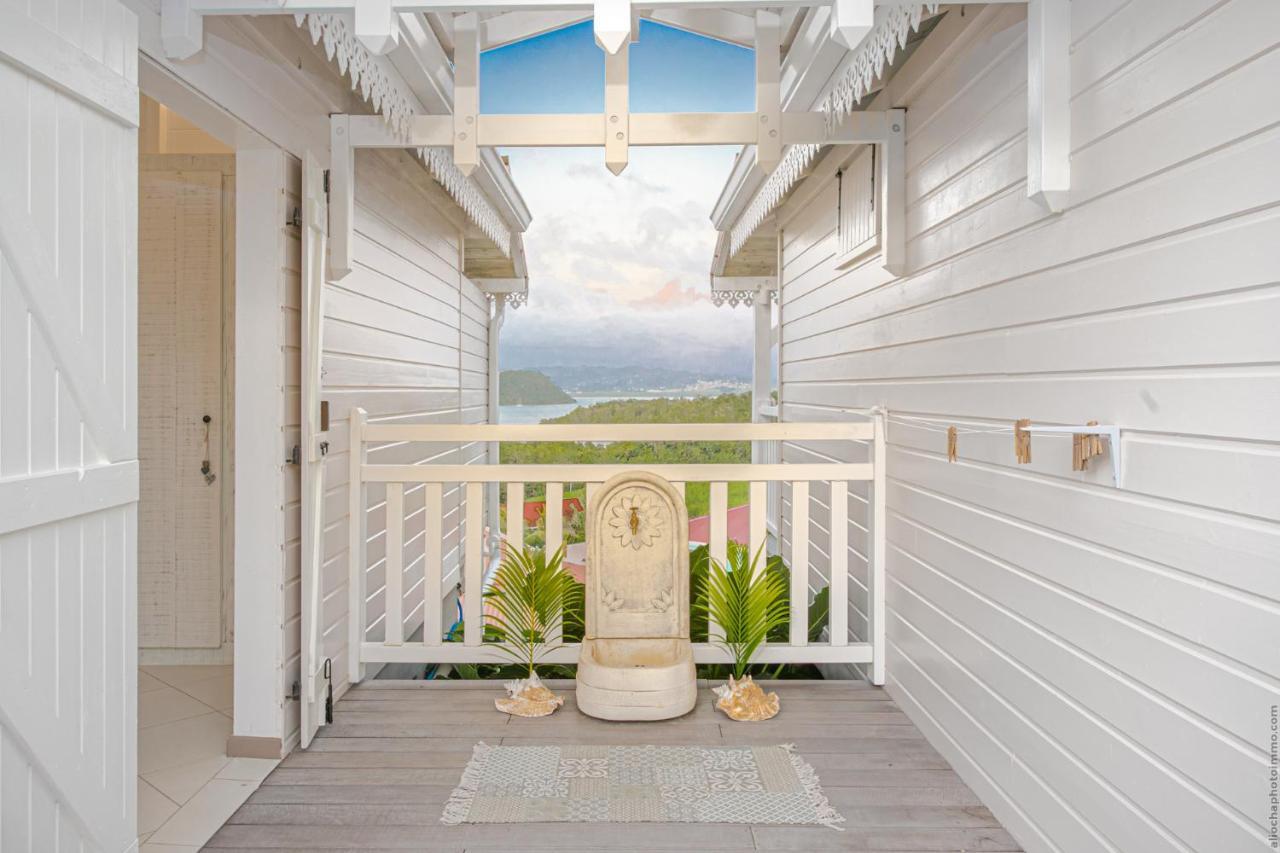 Bungalow Vanille Pacane - Vue Mer Avec Spa Prive Les Trois-Ilets Exterior photo