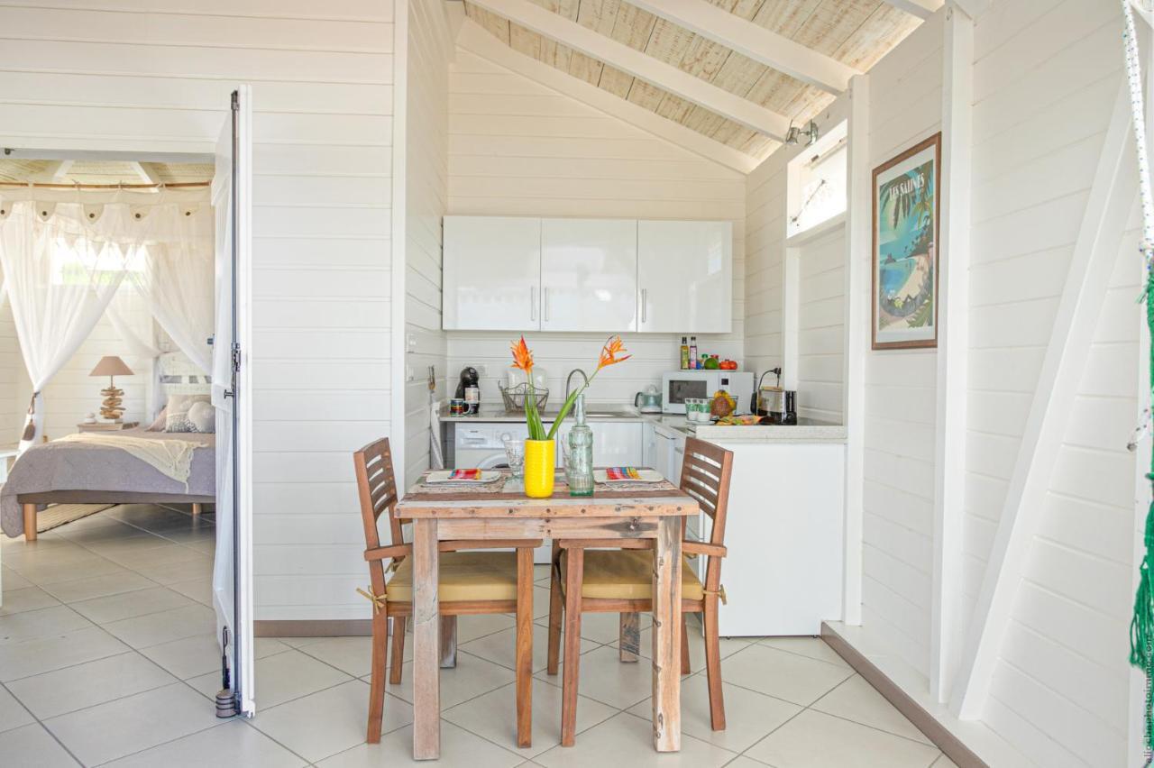 Bungalow Vanille Pacane - Vue Mer Avec Spa Prive Les Trois-Ilets Exterior photo